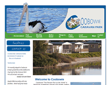 Tablet Screenshot of coobowiecaravanpark.com